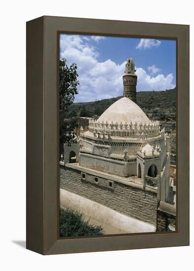 Queen Arwa Mosque, 11th Century, Jibla, Ibb Governorate, Yemen-null-Framed Premier Image Canvas