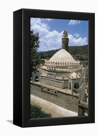 Queen Arwa Mosque, 11th Century, Jibla, Ibb Governorate, Yemen-null-Framed Premier Image Canvas
