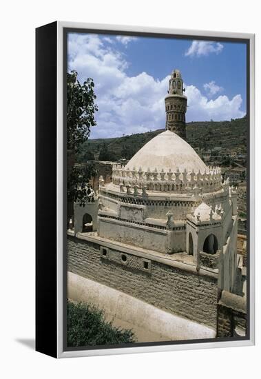 Queen Arwa Mosque, 11th Century, Jibla, Ibb Governorate, Yemen-null-Framed Premier Image Canvas