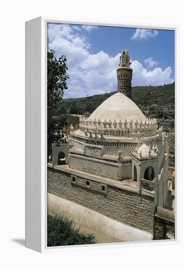 Queen Arwa Mosque, 11th Century, Jibla, Ibb Governorate, Yemen-null-Framed Premier Image Canvas