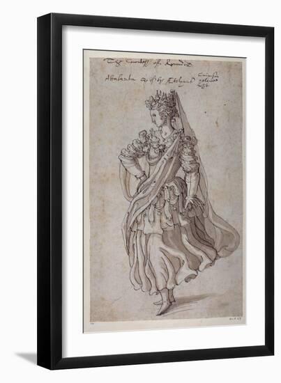 Queen Atalanta, 1609-Inigo Jones-Framed Giclee Print