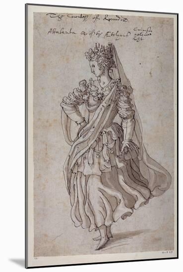 Queen Atalanta, 1609-Inigo Jones-Mounted Giclee Print