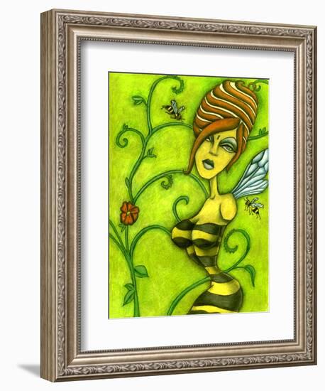 Queen Bee-Jami Goddess-Framed Art Print