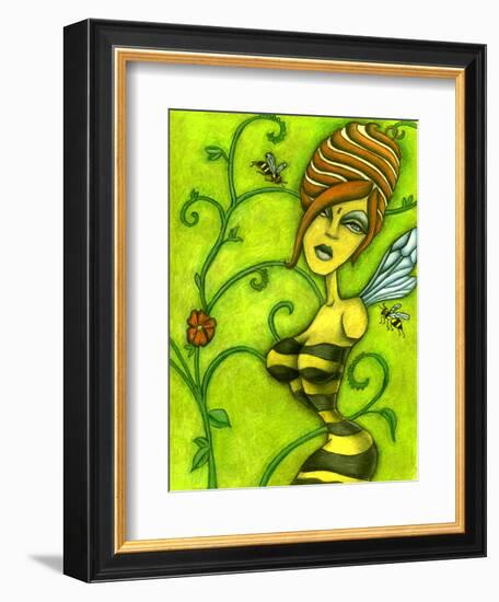 Queen Bee-Jami Goddess-Framed Art Print