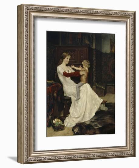 Queen Blanche of Namur-Albert Gustaf Aristides Edelfelt-Framed Giclee Print