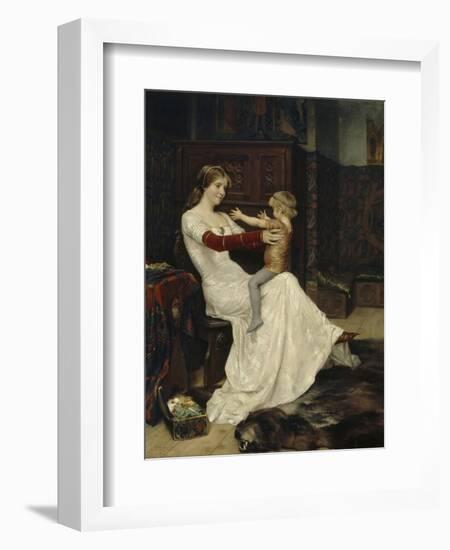 Queen Blanche of Namur-Albert Gustaf Aristides Edelfelt-Framed Giclee Print