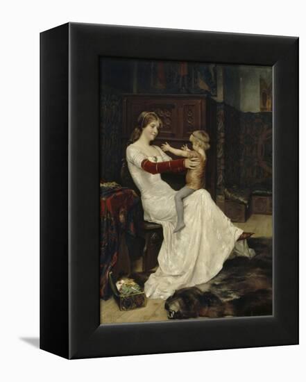 Queen Blanche of Namur-Albert Gustaf Aristides Edelfelt-Framed Premier Image Canvas