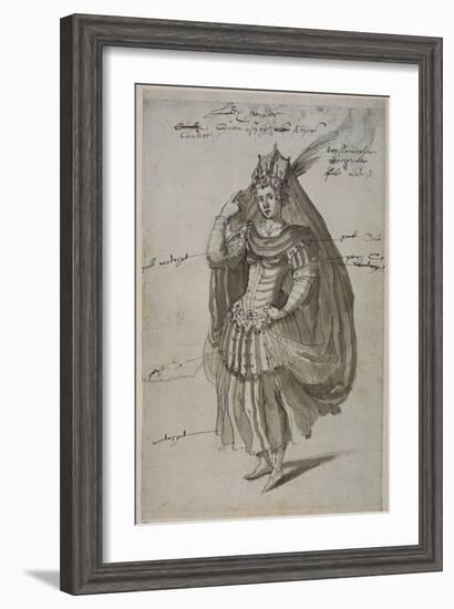 Queen Candace, C.1609-Inigo Jones-Framed Giclee Print