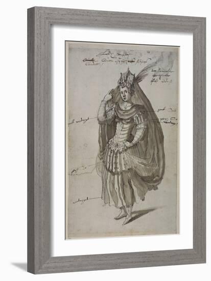 Queen Candace, C.1609-Inigo Jones-Framed Giclee Print