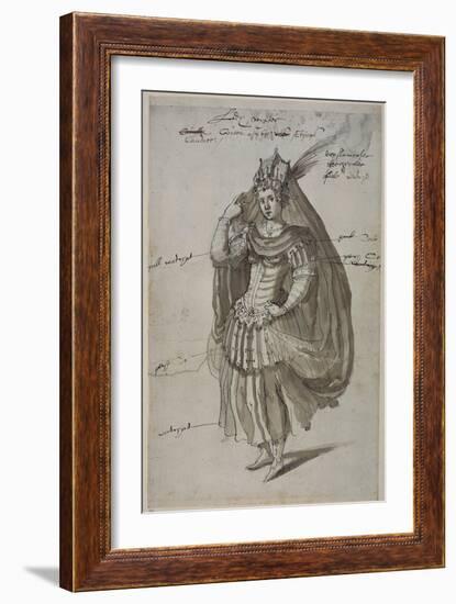 Queen Candace, C.1609-Inigo Jones-Framed Giclee Print