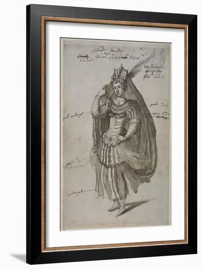 Queen Candace, C.1609-Inigo Jones-Framed Giclee Print