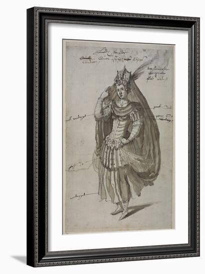 Queen Candace, C.1609-Inigo Jones-Framed Giclee Print