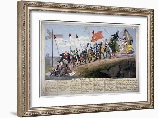 Queen Caroline's Procession-Theodore Lane-Framed Giclee Print