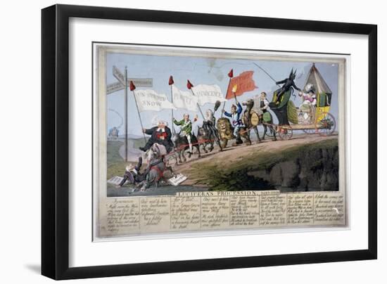 Queen Caroline's Procession-Theodore Lane-Framed Giclee Print