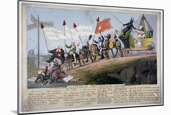 Queen Caroline's Procession-Theodore Lane-Mounted Giclee Print