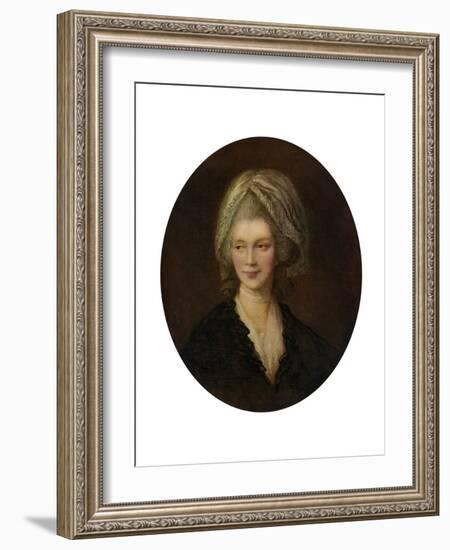 Queen Charlotte, 18th Century-Thomas Gainsborough-Framed Giclee Print