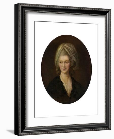 Queen Charlotte, 18th Century-Thomas Gainsborough-Framed Giclee Print