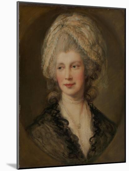 Queen Charlotte, c.1782-Thomas Gainsborough-Mounted Giclee Print