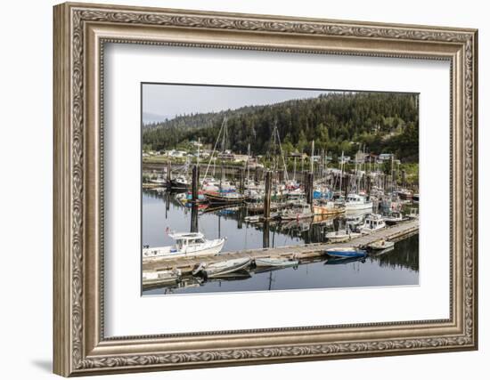 Queen Charlotte City Harbor, Haida Gwaii (Queen Charlotte Islands), British Columbia-Michael Nolan-Framed Photographic Print