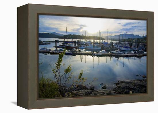 Queen Charlotte Harbor on Haida Gwaii on a Stormy Evening-Richard Wright-Framed Premier Image Canvas