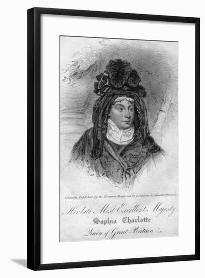 Queen Charlotte, Queen Consort of George III of the United Kingdom, 1818-null-Framed Giclee Print