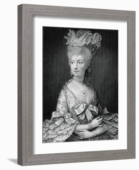 Queen Charlotte, Queen Consort of George III-null-Framed Giclee Print