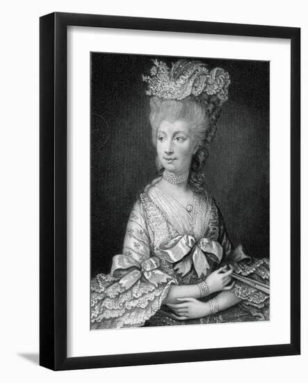 Queen Charlotte, Queen Consort of George III-null-Framed Giclee Print