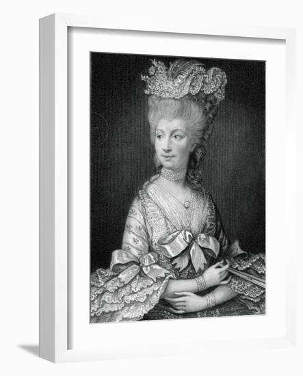 Queen Charlotte, Queen Consort of George III-null-Framed Giclee Print