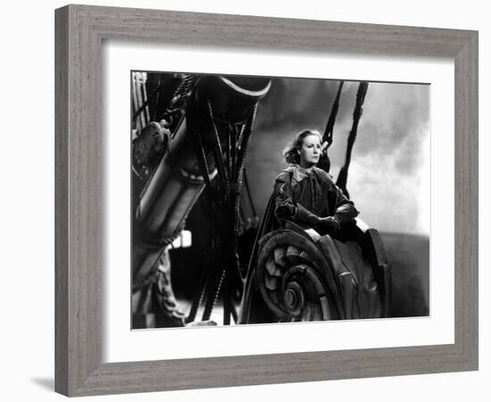 Queen Christina, Greta Garbo, 1933-null-Framed Photo