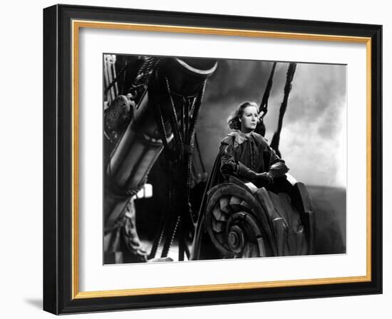 Queen Christina, Greta Garbo, 1933-null-Framed Photo