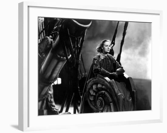 Queen Christina, Greta Garbo, 1933-null-Framed Photo