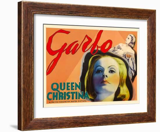 Queen Christina, Greta Garbo, 1933-null-Framed Art Print