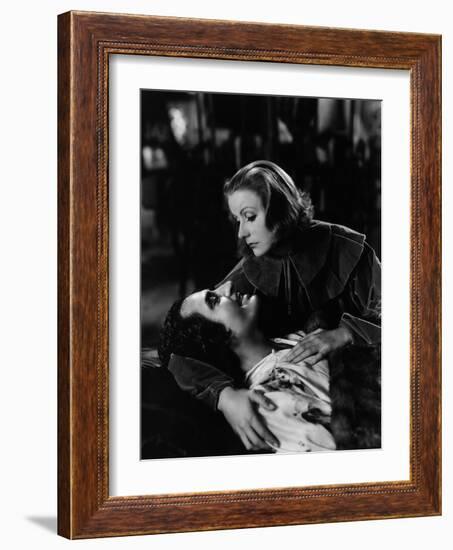 Queen Christina, John Gilbert, Greta Garbo, 1933-null-Framed Photo