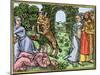 Queen Despaigne Causes Her Stepson to Be Carried Off by a Werewolf in Medieval France-null-Mounted Giclee Print