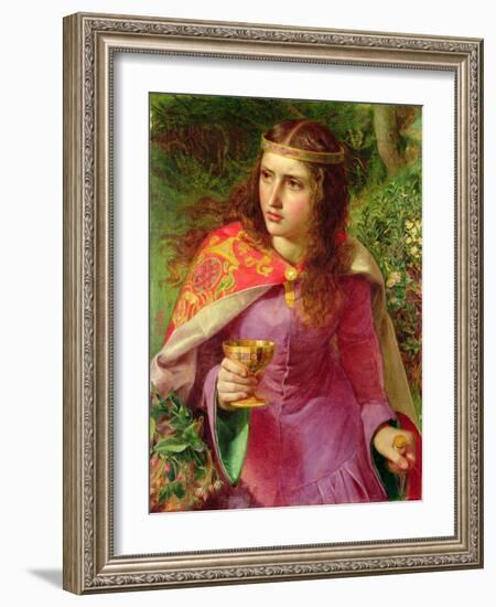 Queen Eleanor, Wife of King Henry Ii, 1858 (Oil on Canvas)-Anthony Frederick Augustus Sandys-Framed Giclee Print