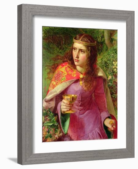 Queen Eleanor, Wife of King Henry Ii, 1858 (Oil on Canvas)-Anthony Frederick Augustus Sandys-Framed Giclee Print