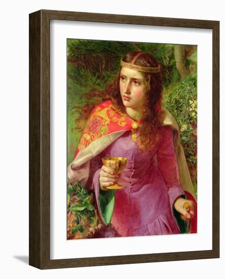 Queen Eleanor, Wife of King Henry Ii, 1858 (Oil on Canvas)-Anthony Frederick Augustus Sandys-Framed Giclee Print