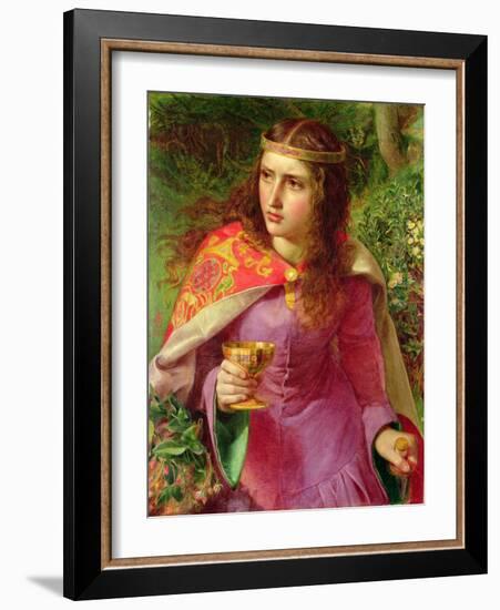 Queen Eleanor, Wife of King Henry Ii, 1858 (Oil on Canvas)-Anthony Frederick Augustus Sandys-Framed Giclee Print