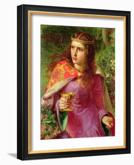 Queen Eleanor, Wife of King Henry Ii, 1858 (Oil on Canvas)-Anthony Frederick Augustus Sandys-Framed Giclee Print