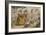 Queen Elizabeth and Sir Walter Raleigh, 1850-John Leech-Framed Giclee Print