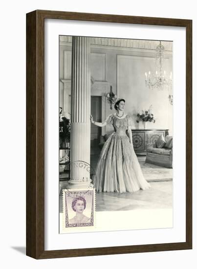 Queen Elizabeth at Home-null-Framed Art Print