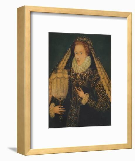 Queen Elizabeth I, c1580. (1941)-Unknown-Framed Giclee Print
