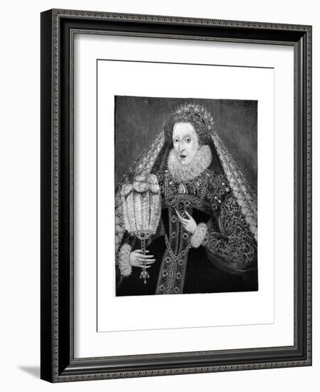 Queen Elizabeth I, C1580-Federico Zuccaro-Framed Giclee Print