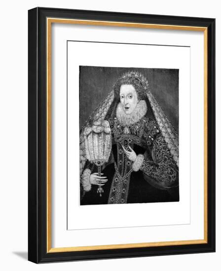 Queen Elizabeth I, C1580-Federico Zuccaro-Framed Giclee Print