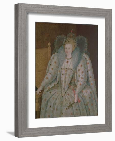 Queen Elizabeth I of England and Ireland (1533-1603)-null-Framed Giclee Print