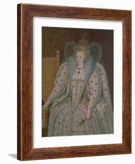 Queen Elizabeth I of England and Ireland (1533-1603)-null-Framed Giclee Print