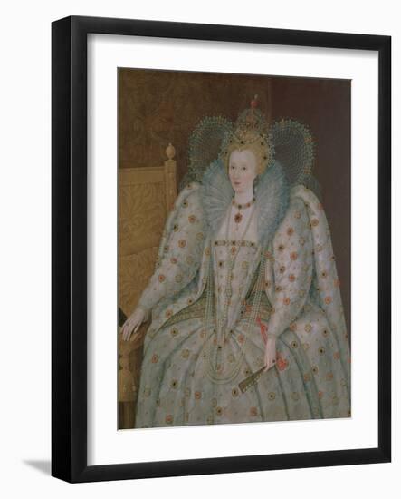 Queen Elizabeth I of England and Ireland (1533-1603)-null-Framed Giclee Print