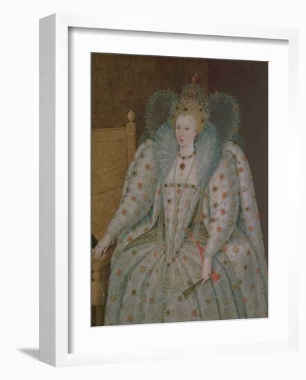 Queen Elizabeth I of England and Ireland (1533-1603)-null-Framed Giclee Print