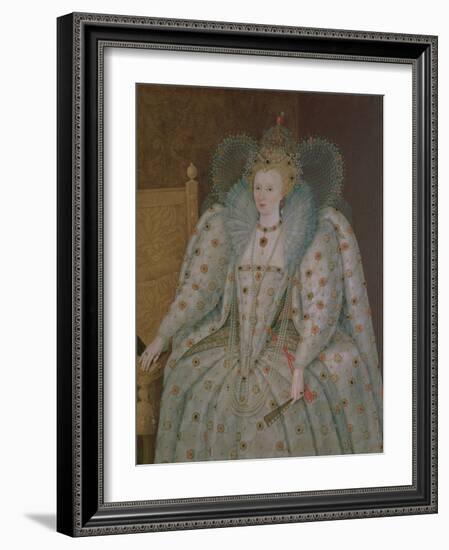 Queen Elizabeth I of England and Ireland (1533-1603)-null-Framed Giclee Print