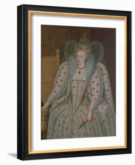 Queen Elizabeth I of England and Ireland (1533-1603)-null-Framed Giclee Print